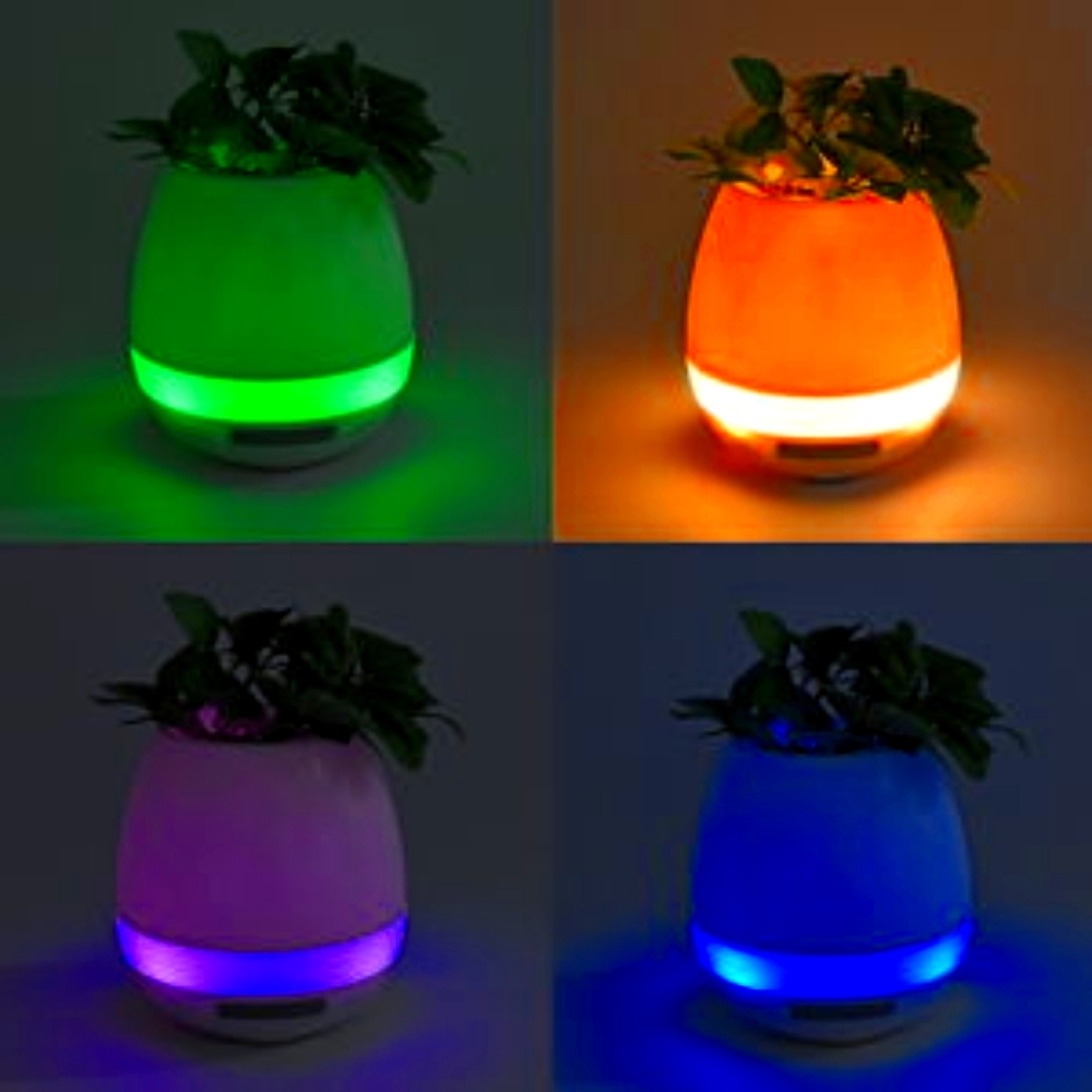 1 Color Changing Bluetooth Planter